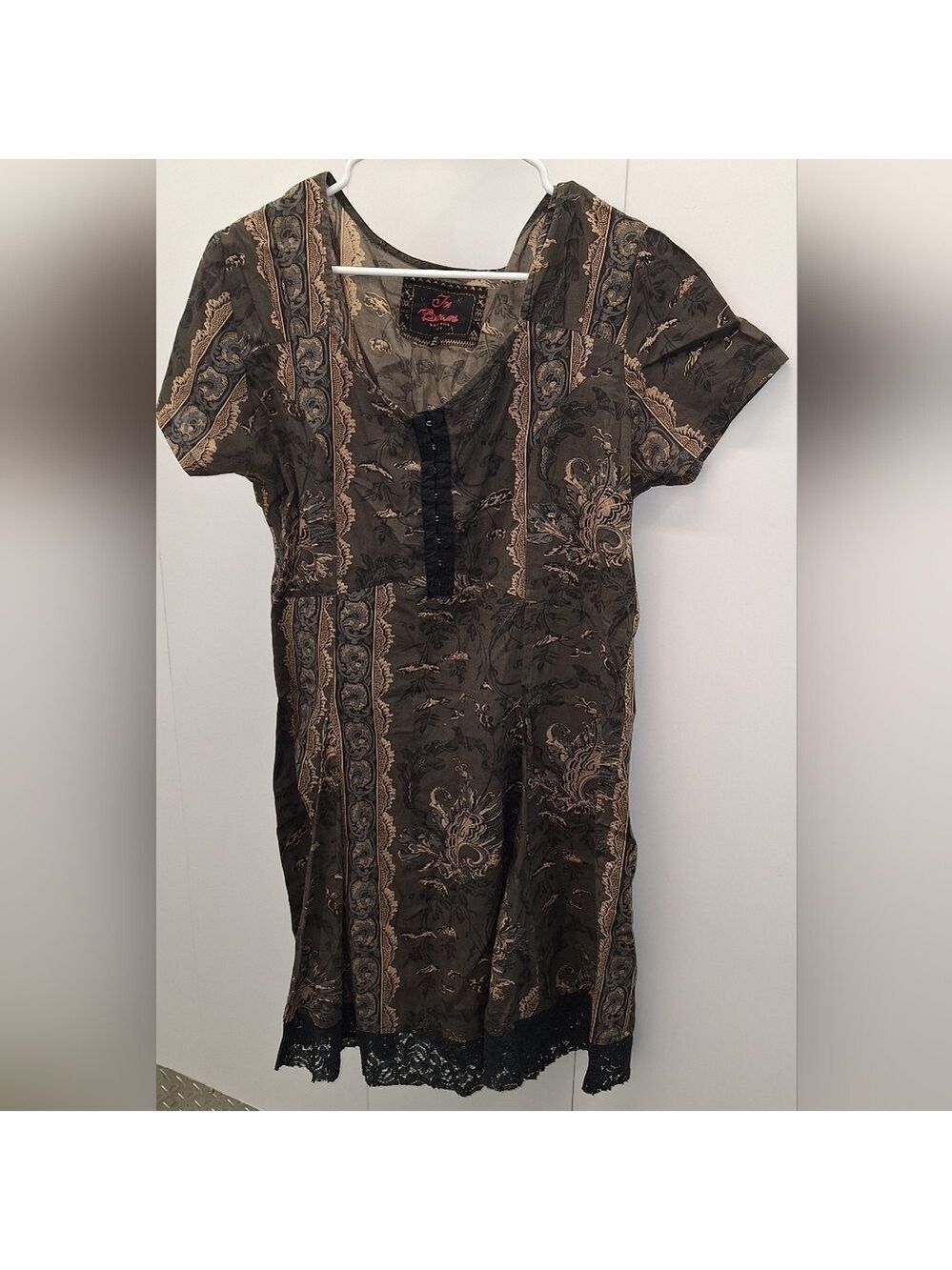 Joe Browns Black Brown Floral Dress Size 14